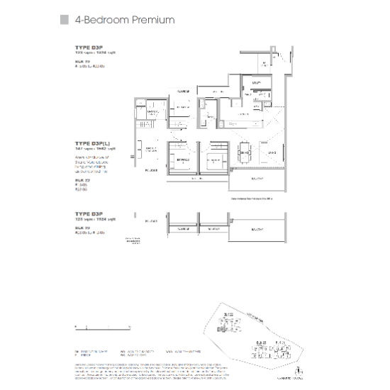 Hillock Green, S$ 2,736,000 (最低价格), 1,324 sqft, 公寓 - Apartment