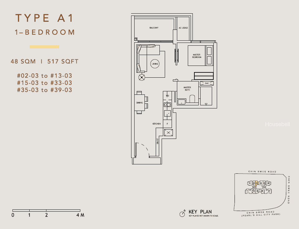The Landmark, S$ 1,481,000, 517 sqft, 公寓 - Condominium