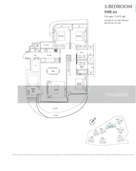 Cape Royale, S$ 3,450,000 (最低价格), 1,679 sqft, 公寓 - Condominium
