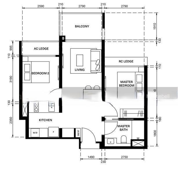 Clavon, S$ 1,450,000 (Starting From), 678 sqft, Condos - Condominium