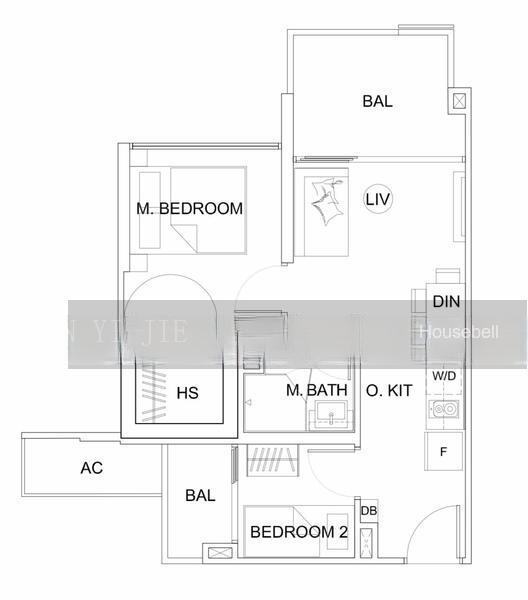 Uptown @ Farrer, S$ 1,130,000 (可协商价格), 516 sqft, 公寓 - Condominium