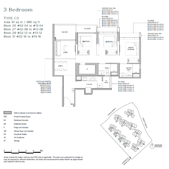 North Gaia, S$ 1,293,000 (最低价格), 1,066 sqft, 公寓 - Executive Condominium
