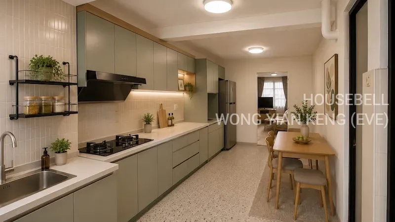 Looking for upgraded unit with utility room, here is one you shouldn't miss:, S$ 340,000 (Starting From), 732 sqft, HDB - 3 I