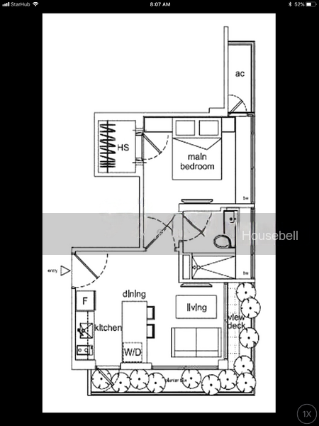 The Tier, S$ 900,000, 495 sqft, 公寓 - Condominium