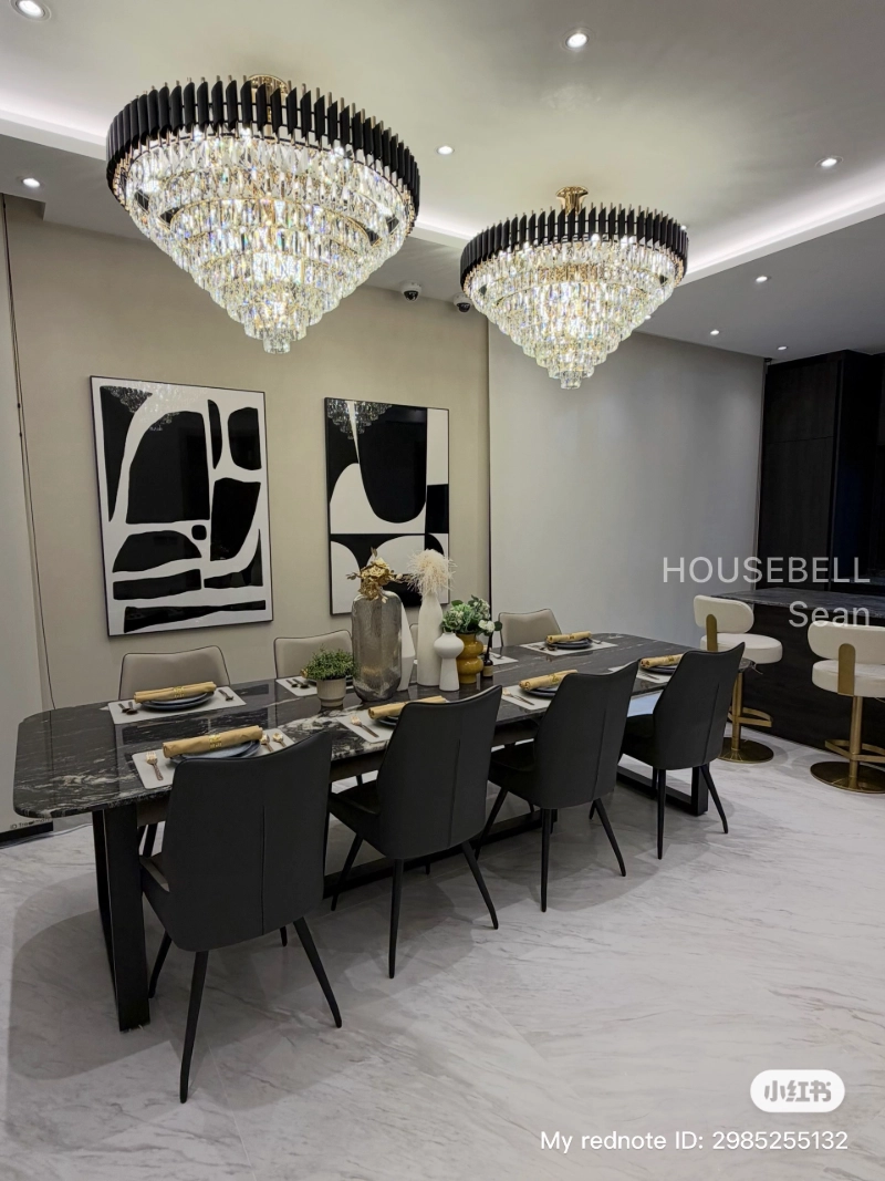 Brand New Spacious 7 Bedroom 5 Storey Terraced House 新加坡🇸🇬诺维娜五层电梯7房豪华永久排屋, S$ 7,880,000 (Negotiable), 6,143 sqft, Landed - Terraced House