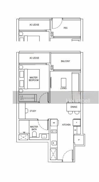 The Continuum, S$ 1,480,000, 560 sqft, Condos - Apartment