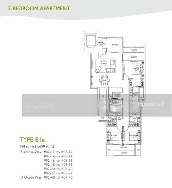 The Residences at W Sentosa Cove, S$ 2,851,000 (Starting From), 1,658 sqft, Condos - Condominium
