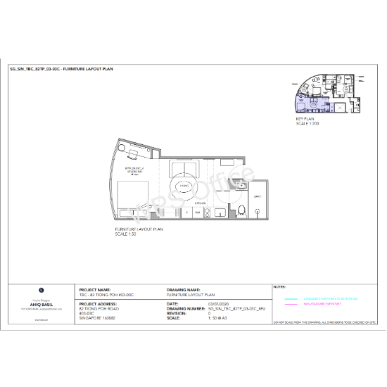 82 Tiong Poh Road, S$ 3,220 (最低价格) /月, 302 sqft, 公寓 - Apartment