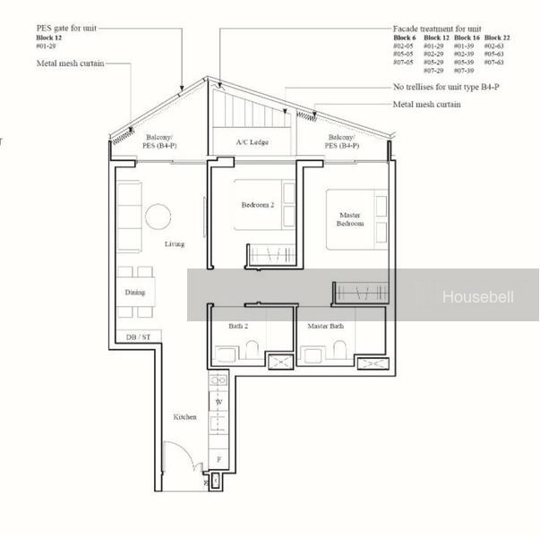 The Reef at King's Dock, S$ 1,900,000 (Negotiable), 764 sqft, Condos - Condominium