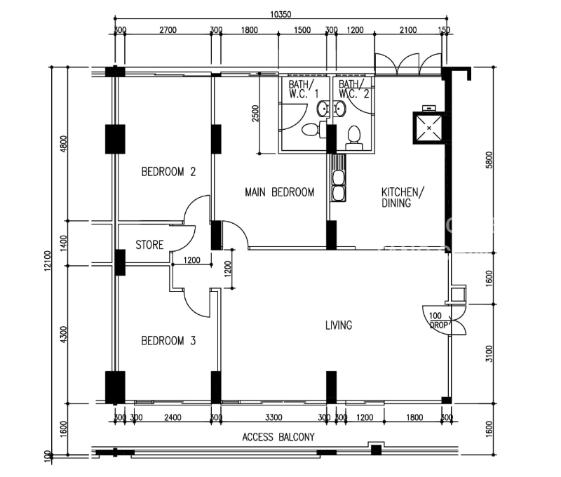 241 Bishan Street 22, S$ 800,000 (可协商价格), 1,130 sqft, 组屋 - 4 A