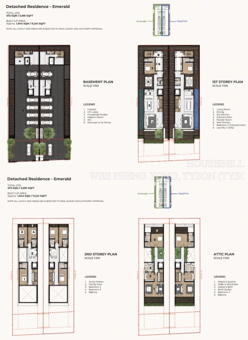 Margate Duo Detached House Singapore | Landed Property at Margate Road, District 15(7)