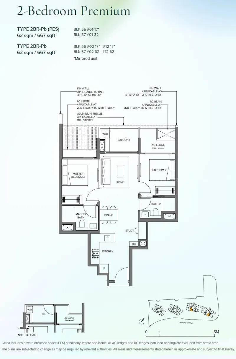 Canberra Crescent Residences, S$ 1,330,100 (Price on Enquiry), 667 sqft, Condos - Condominium