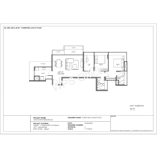 One-North Residences, S$ 3,100 (最低价格) /月, 227 sqft, 公寓 - Apartment