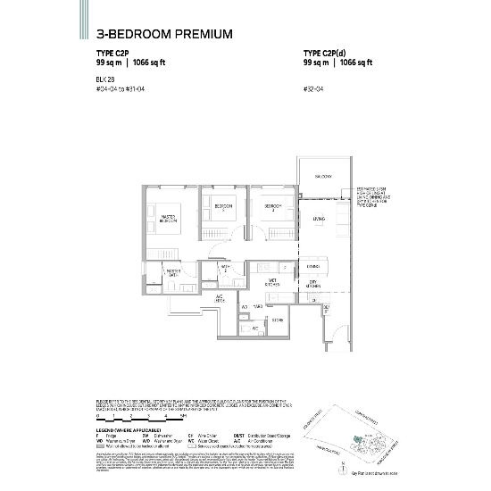 Union Square Residences, S$ 2,800,000 (最低价格), 1,066 sqft, 公寓 - Condominium