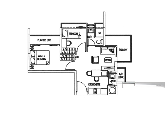 Imperial Heights, S$ 1,078,000, 581 sqft, Condos - Apartment