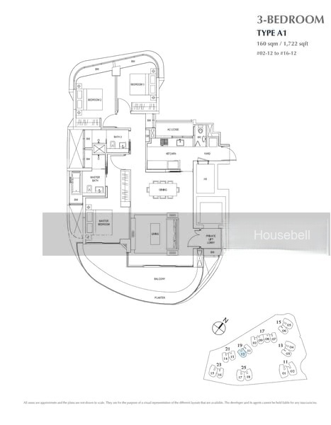Cape Royale, S$ 3,450,000 (最低价格), 1,679 sqft, 公寓 - Condominium