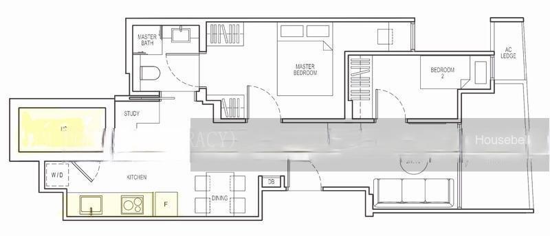 NoMa, S$ 1,230,000 (可协商价格), 667 sqft, 公寓 - Condominium