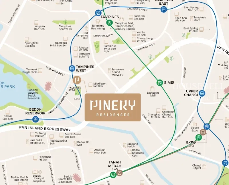 Pinery Residences, S$ 3,124,000, 1,227 sqft, 公寓 - Condominium