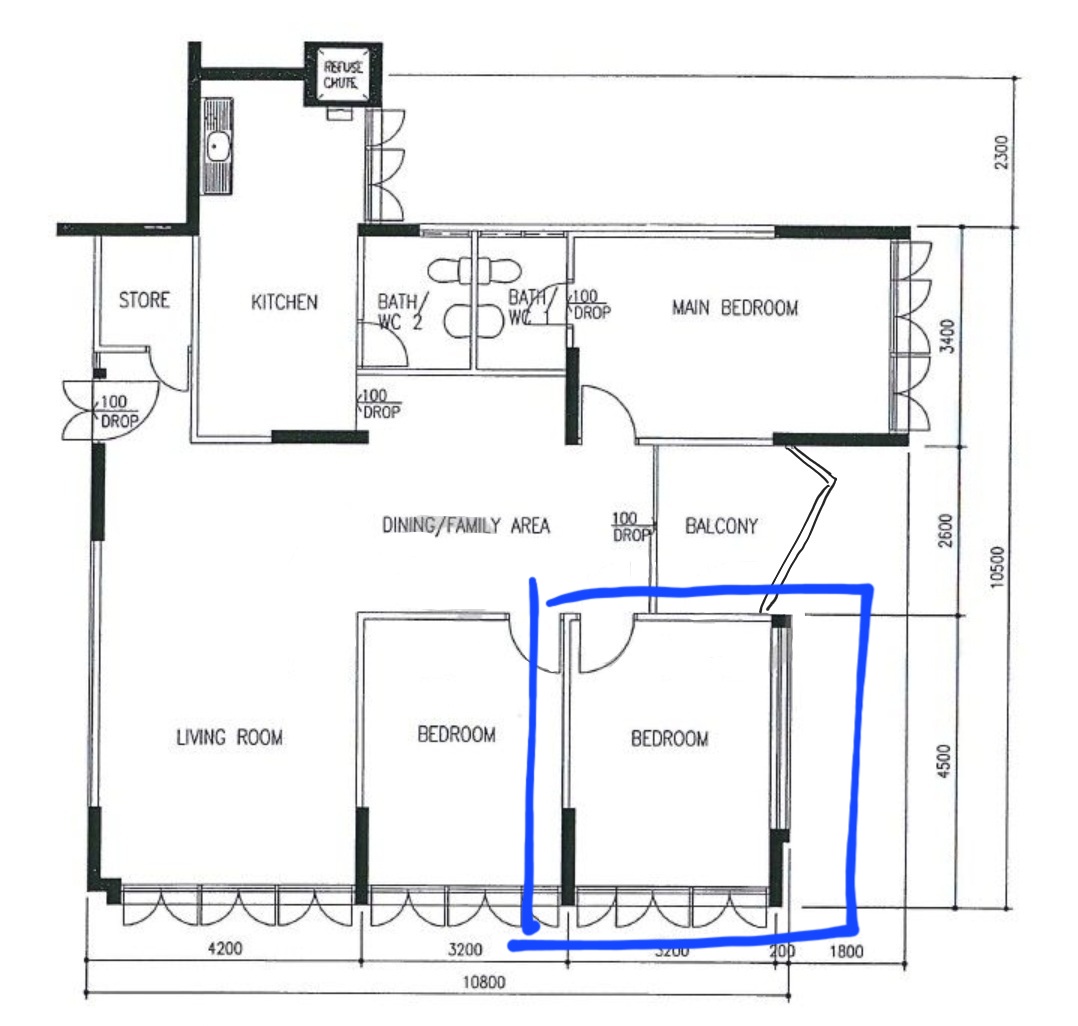 106 Jurong East Street 13, S$ 850 (Negotiable) /mo, 120 sqft, HDB - 5 I