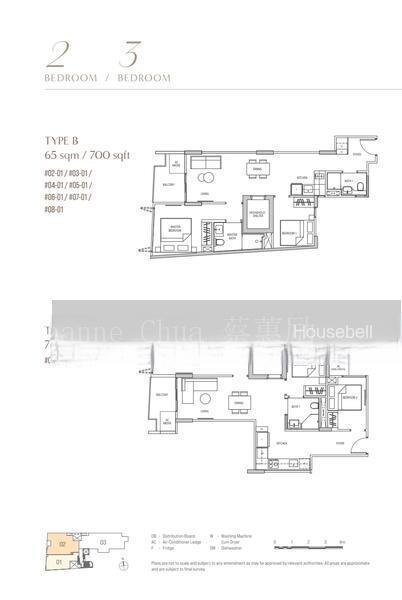 OCHO - Freehold Development at 27 Lorong 32 Geylang, S$ 1,900,000, 1,001 sqft, 公寓 - Apartment