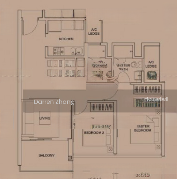 Sea Esta, S$ 3,400 (可协商价格) /月, 818 sqft, 公寓 - Condominium
