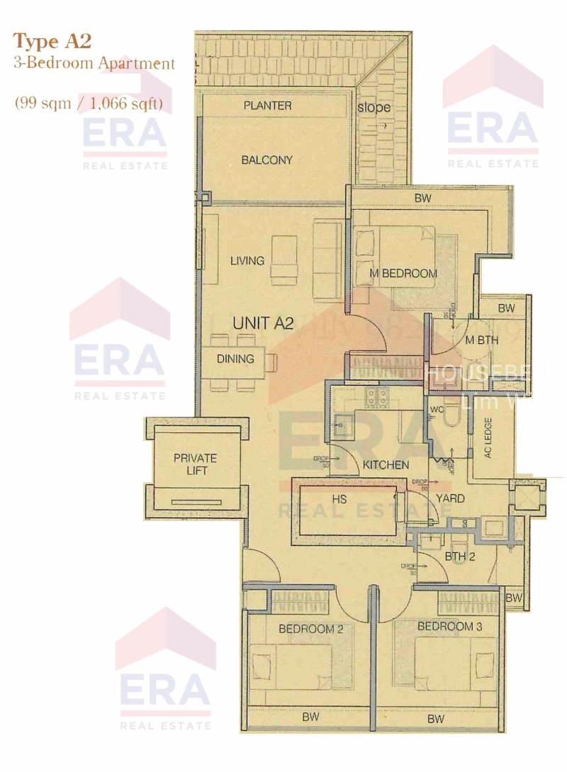 Riz Haven, S$ 1,500,000 (可协商价格), 1,066 sqft, 公寓 - Condominium