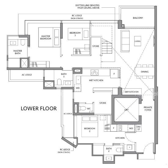 The LakeGarden Residences, S$ 2,863,800, 1,356 sqft, Condos - Condominium