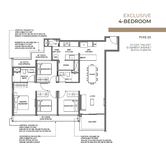 ELTA, S$ 2,798,000 (Starting From), 1,184 sqft, Condos - Condominium