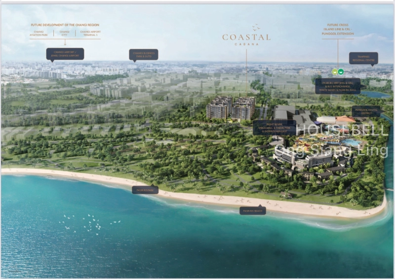Coastal Cabana, S$ 1,480,000, 872 sqft, 公寓 - Excutive Condominium