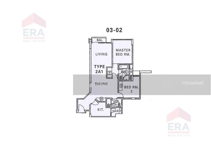 River Place, S$ 2,050,000 (可协商价格), 1,055 sqft, 公寓 - Condominium