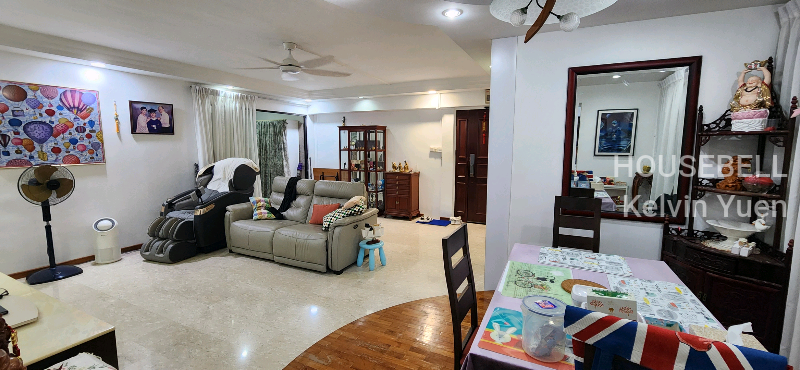 5 room HDB. 4 units per floor. 