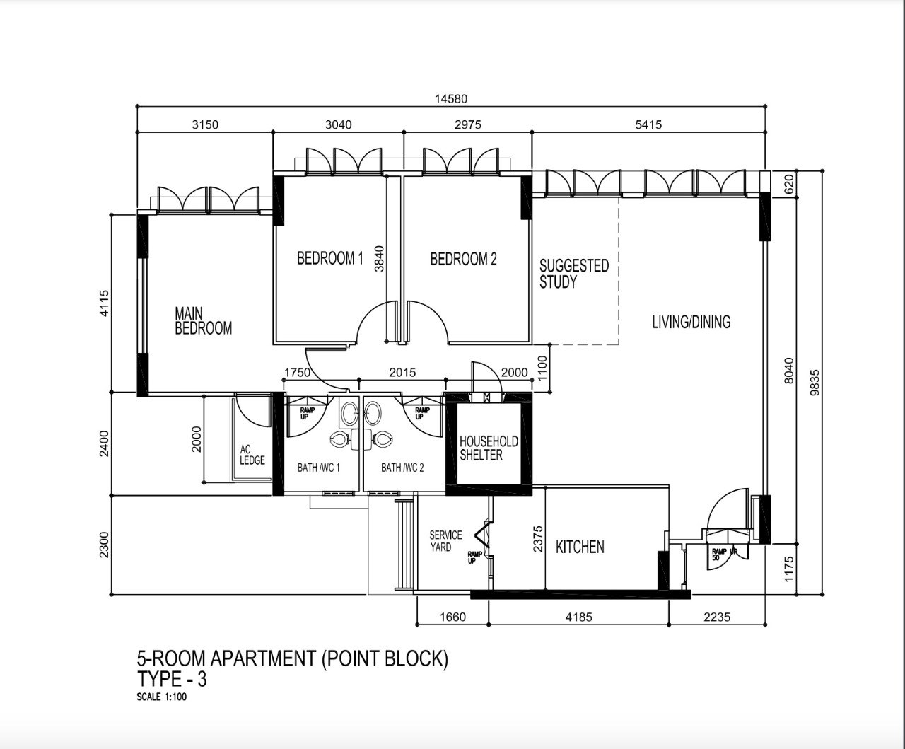 426A Yishun Avenue 11, S$ 850,000 (Starting From), 1,206 sqft, HDB - 5 I