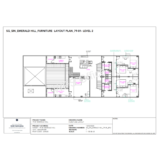 Emerald Hill, S$ 3,200 (最低价格) /月, 431 sqft, 公寓 - Apartment