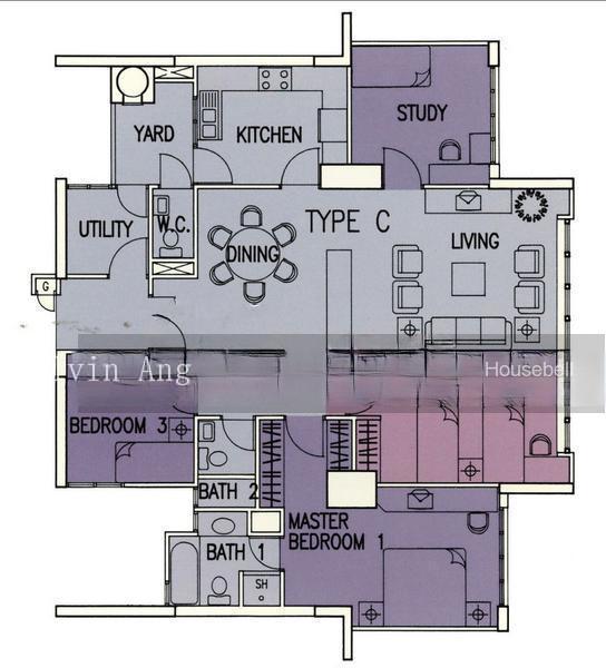 Tiara, S$ 7,999 (最低价格) /月, 1,550 sqft, 公寓 - Apartment