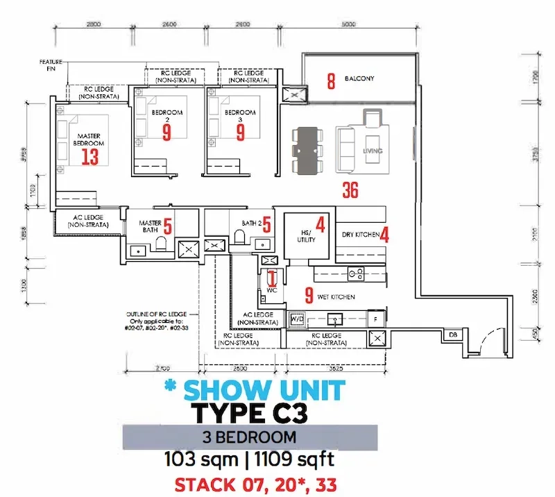 The SEN, S$ 2,028,000, 872 sqft, Condos - Condominium