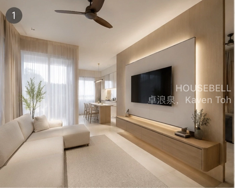 1 Hougang Avenue 3, S$ 440,000 (Negotiable), 753 sqft, HDB - 3 I