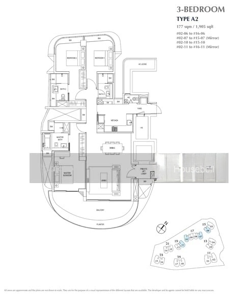 Cape Royale, S$ 3,450,000 (最低价格), 1,679 sqft, 公寓 - Condominium