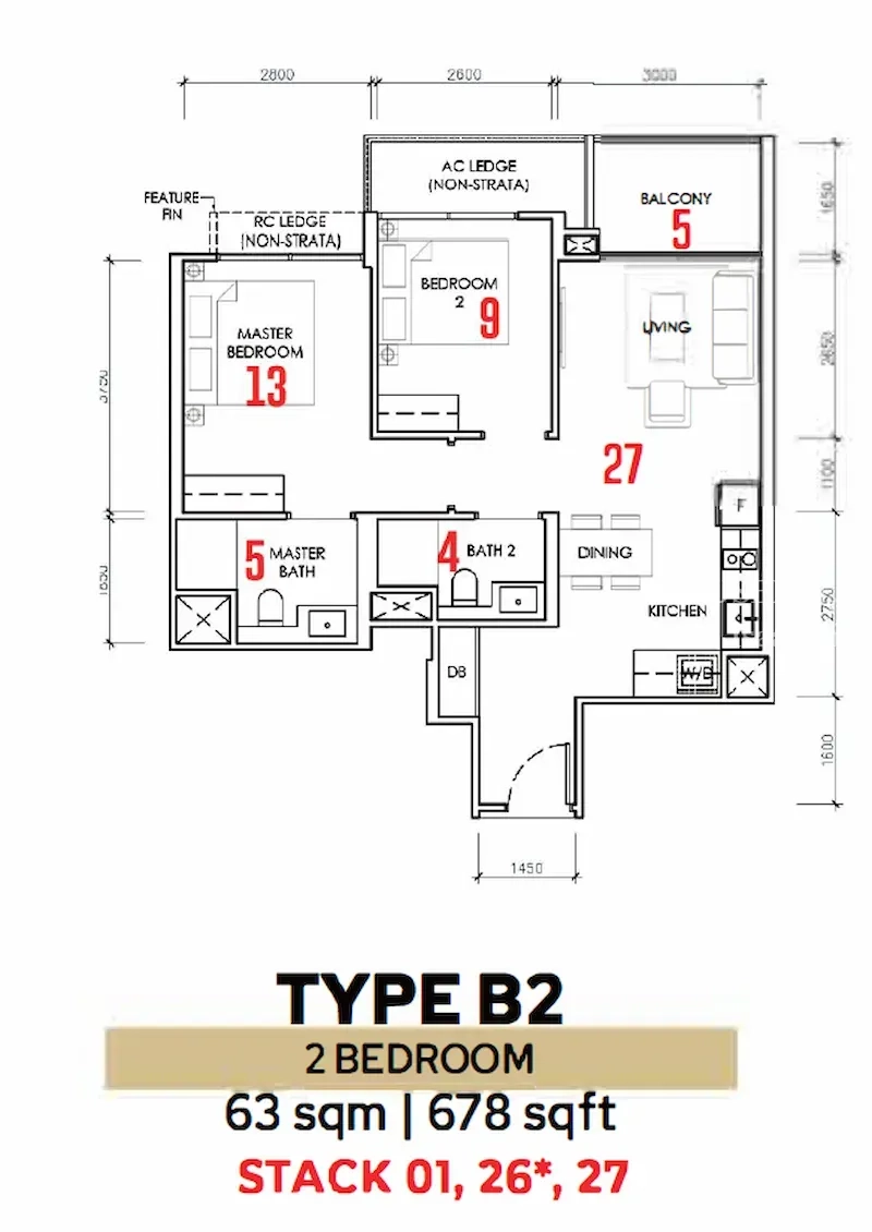 The SEN, S$ 1,546,000, 678 sqft, Condos - Condominium