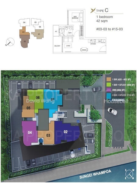 Neem Tree, S$ 870,000 (最低价格), 453 sqft, 公寓 - Apartment