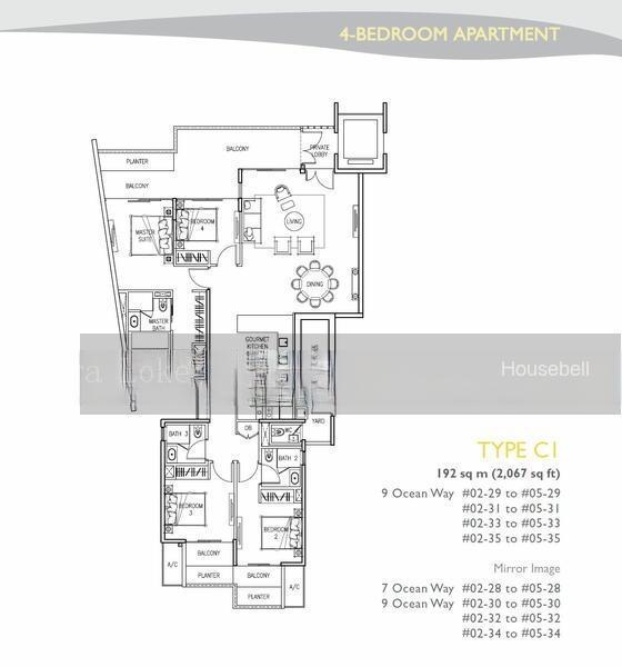 The Residences at W Sentosa Cove, S$ 2,851,000 (Starting From), 1,658 sqft, Condos - Condominium