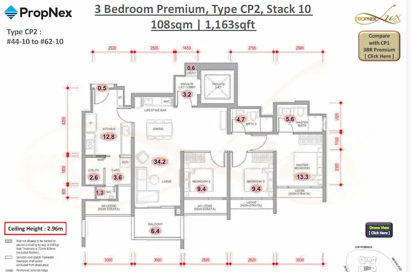 Promenade Peak, S$ 3,212,700, 1,033 sqft, 公寓 - Condominium