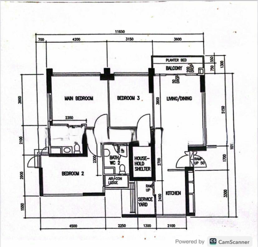 638 Choa Chu Kang Street 64, S$ 500 /mo, 150 sqft, HDB - 4 A
