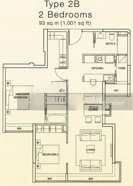 Tresalveo, S$ 4,300 (可协商价格) /月, 1,001 sqft, 公寓 - Condominium