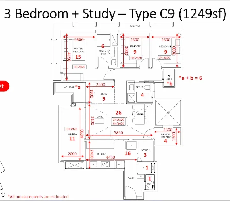 The Continuum, S$ 3,100,000, 1,066 sqft, 公寓 - Apartment