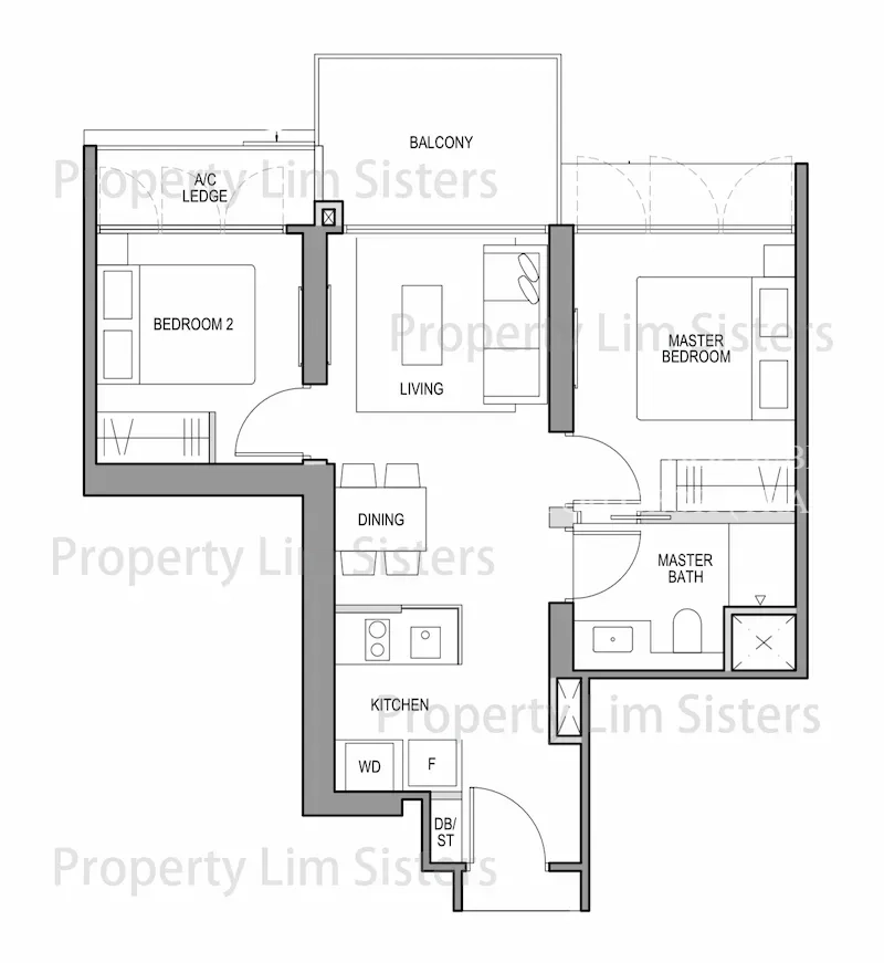 Avenue South Residence, S$ 4,500 /月, 657 sqft, 公寓 - Condominium