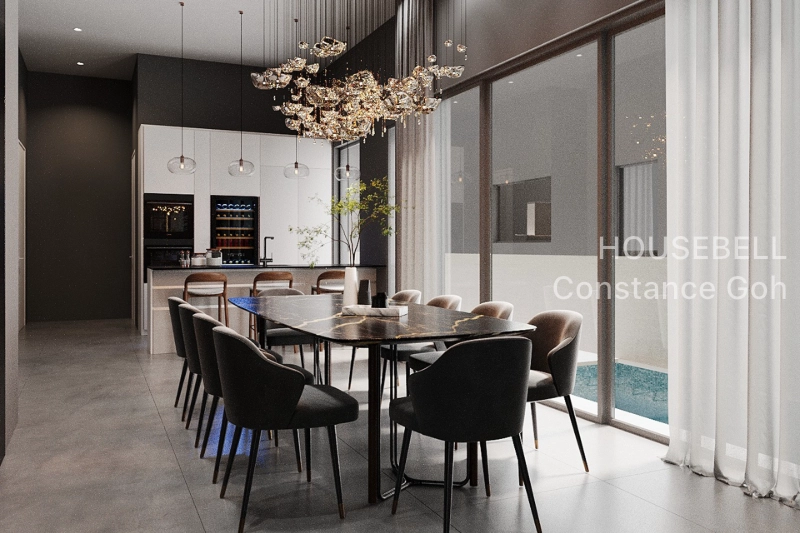 A PAIR OF BRAND NEW 3 STOREY DETACHED HOUSE WITH AN ATTIC, LIFT AND SWIMMING POOL, S$ 15,400,000 (Negotiable), 9,280 sqft, Landed - Detached House