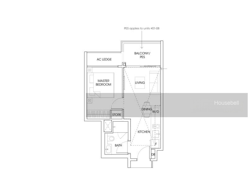 The Antares, S$ 980,000 (Negotiable), 452 sqft, Condos - Condominium